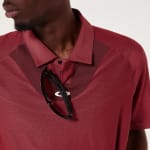 Oakley Men's Hibiscus Red L Golf Oakley C1 Engineered Exo Polo FOA407425-4RL-L - Additional Image 3