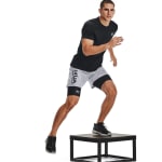 Under Armour Men's Heatgear Armour Black/White Long Shorts 1361602-00100 - Additional Image 3