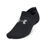 Under Armour Adult Unisex Essential Black/Castlerock Low Socks 1386240-00100 - Additional Image 1