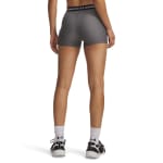 Under Armour Women's Heatgear Charcoal Light Heather/Black Shorty Shorts 6010725-01900 - Additional Image 1