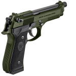 Beretta 92FS OD Green 15rd OD Green 9x19mm 4.9" Bbl SA/DA Pistol w/2 15 Mags J92F300GR15 - Additional Image 9