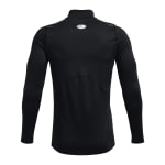 Under Armour Men's Coldgear Longsleeve Black/White Fitted Mock Shirt 1366066-00100 - Additional Image 2