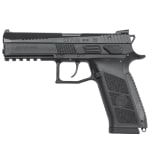 CZ-USA P-09 9mm 10rd Blk Handgun w/Polymer Frame, Nitride Slide, Fixed Sights, Swappable Safety/Decocker, 3 Back Straps 01620