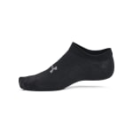 Under Armour Adult Unisex Essential Black/Castlerock No-Show Socks 1382611-00100 - Additional Image 2