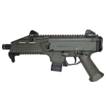 CZ-USA Scorpion EVO 3 S1 9mm 10rd 7.72" 1/2x28 Pistol w/Alum Adj Sights, Top/Bottom Rail, Ambi Manual Safety 01355