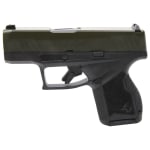 Taurus Taurus GX4 9mm Bk/MS Green 3" Pistol w/(2)11rd Mags 1-GX4M93B