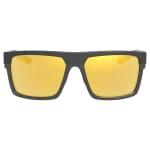 Leupold Becnara Matte Black/Gloss Black, Orange Mirror Lens Performance Eyewear 179633