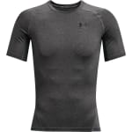 Under Armour Men's Heatgear Shortsleeve Carbon Heather/Black Compression Shirt 1361518-09000 - Additional Image 3