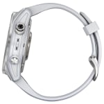 Garmin fenix 7S Stainless Steel w/Whitestone Band Smartwatch 010-02539-02