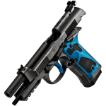 Beretta 92X Performance Carry Optic Dark Nistan Blue Accents 9x19mm 4.9" Bbl SA/DA Pistol w/2 18 Mags J92XPCOBL18 - Additional Image 6