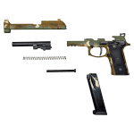 Beretta 92XI SAO 9mm 4.7" Bbl MultiCam Full Size Pistol w/(2) 18rd Mags SPEC0733A18 - Additional Image 12