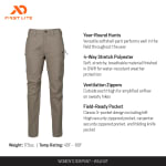 First Lite Women's 308 Pant Walnut 34 WB38PWN34