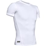 Under Armour Men's Tactical Shortsleeve White Compression Shirt 1216007-10000 - Additional Image 4