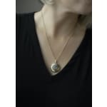 Alex Sepkus 18K and Diamond "Circle" Pendant M-78D19