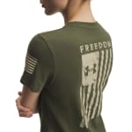 Under Armour Women's Freedom Flag Shortsleeve Marine OD Green/Desert Sand Shirt 6017060-39000 - Additional Image 2