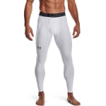 Under Armour Men's Heatgear Armour White/Black Leggings 1361586-10000 - Additional Image 1