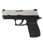 Sig Sauer P250 9mm Compact Nickel, Used: Good condition, UA1237 2509025