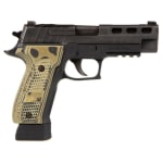 Sig Sauer P226 PRO-CUT 9mm DA/SA 4.4" Bbl Optic Ready Pistol w/G10 G-Mascus Grips, XRAY3, (1) 15rd & (2) 20rd Steel Mags E26R-9-BXR3-PRO-R2
