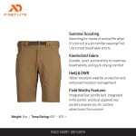 First Lite Men's Trace Short Dry Earth 44 MBTCSDE44