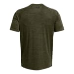 Under Armour Men's Tech Shortsleeve Marine OD Green/Black Textured Shirt 1382796-39000 - Additional Image 4