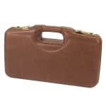 Negrini Brown Italian Leather Cover/Wood Interior 1911 Case 2018SPLX/6034