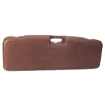 Negrini Two Gun Case Hunting Competition Guns Low to High Rib Brown Leather Outside Blue Interior 1622PL-2F/5137
