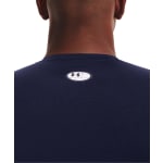 Under Armour Men's Heatgear Shortsleeve Midnight Navy/White Compression Shirt 1361518-41000 - Additional Image 3