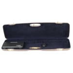 Negrini One Gun Fits all shotguns O/U, SXS, Semi-auto or Pump. Brown with Blue interior. 1607LR-UNI/4711
