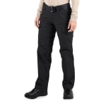 First Tactical Women's V2 Tactical Pants 2-Way Stretch Water Resistant Double-Dyed Black 124011-019 - Additional Image 1