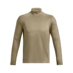 Under Armour Men's Tactical Longsleeve Federal Tan/Black Mock Shirt 1365388-49900 - Additional Image 4