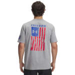 Under Armour Men's Freedom Flag Shortsleeve Steel Light Heather/Red Shirt 6004096-03601 - Additional Image 1