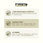 First Tactical Women's V2 Tactical Pants 2-Way Stretch Water Resistant Double-Dyed Black 124011-019 - Additional Image 5