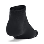 Under Armour Adult Unisex Essential Black/Castlerock Low Socks 1386239-00100 - Additional Image 6
