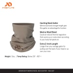 First Lite Midweight Neck Gaiter Walnut OS MANKGWNOS