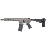 LWRC ICDI M-LOK Direct Impingement .300 Blackout 10.5" 1:7" 1/2x28 Bbl Tungsten Grey Pistol w/SBA3 Brace ICDIP3TG10MLSBA3