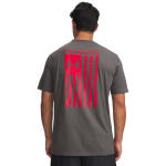 Under Armour Men's Freedom Flag Shortsleeve Charcoal Medium Heather/Red Shirt 6004096-01901 - Additional Image 1
