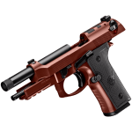 Beretta M9A4 Overlanding 9x19mm 5.1" Threaded Bbl SA/DA Clay Pistol w/(2)10rd Mags JS92M9A4GCLA10 - Additional Image 7
