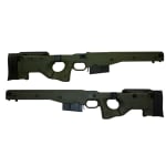 AICS Chassis System 2.0 Green 300 Win Mag Left Hand Folding Stock - Long Action