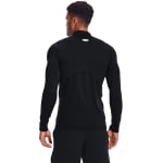 Under Armour Men's Coldgear Longsleeve Black/White Fitted Mock Shirt 1366066-00100 - Additional Image 3