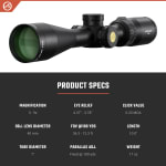 Athlon Neos HMR 3-9x40mm BDC250S SFP IR MOA Reticle Riflescope 216020