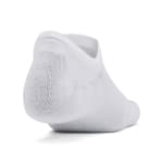 Under Armour Adult Unisex Essential White/Halo Gray Low Socks 1386240-10000 - Additional Image 2