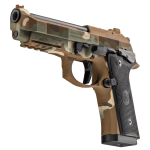 Beretta 92XI SAO 9mm 4.7" Bbl MultiCam Full Size Pistol w/(2) 18rd Mags SPEC0733A18