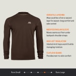 First Lite Men's Kiln LS Crew Terra XL MTKLCTRXL