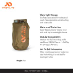 First Lite Roll Top Stuff Sack Dry Earth XS FTRTSDEXS