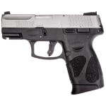 Taurus G2C 9mm Bk/SS 3.26" BL Pistol w/(2)12rd Mags 1-G2C939-12
