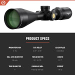 Athlon Neos HMR 3-9x50mm BDC500 SFP IR MOA Reticle Riflescope 216023