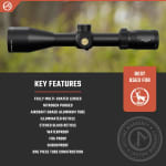 Athlon Talos HMR 3-12x50mm BDC600 SFP IR MOA Reticle Riflescope 215017