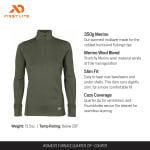First Lite Women's Furnace Quarter Zip Conifer XS WTEQ2CNXS
