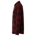 USED Oakley BUTTER FLANNEL SHIRT BLACK/GRENACHE CHECK S FOA406104-43ZS - Like New - No Sale Tags USED10401 - Additional Image 2