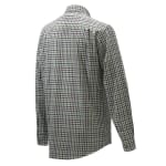 Beretta Wood Plain Collar Shirt Ecru Check X Large LU801T1645011FXL